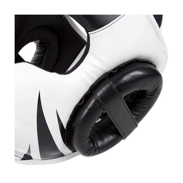 Venum Challenger boxing helmet - white / black